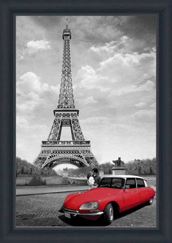 Paris Red Car